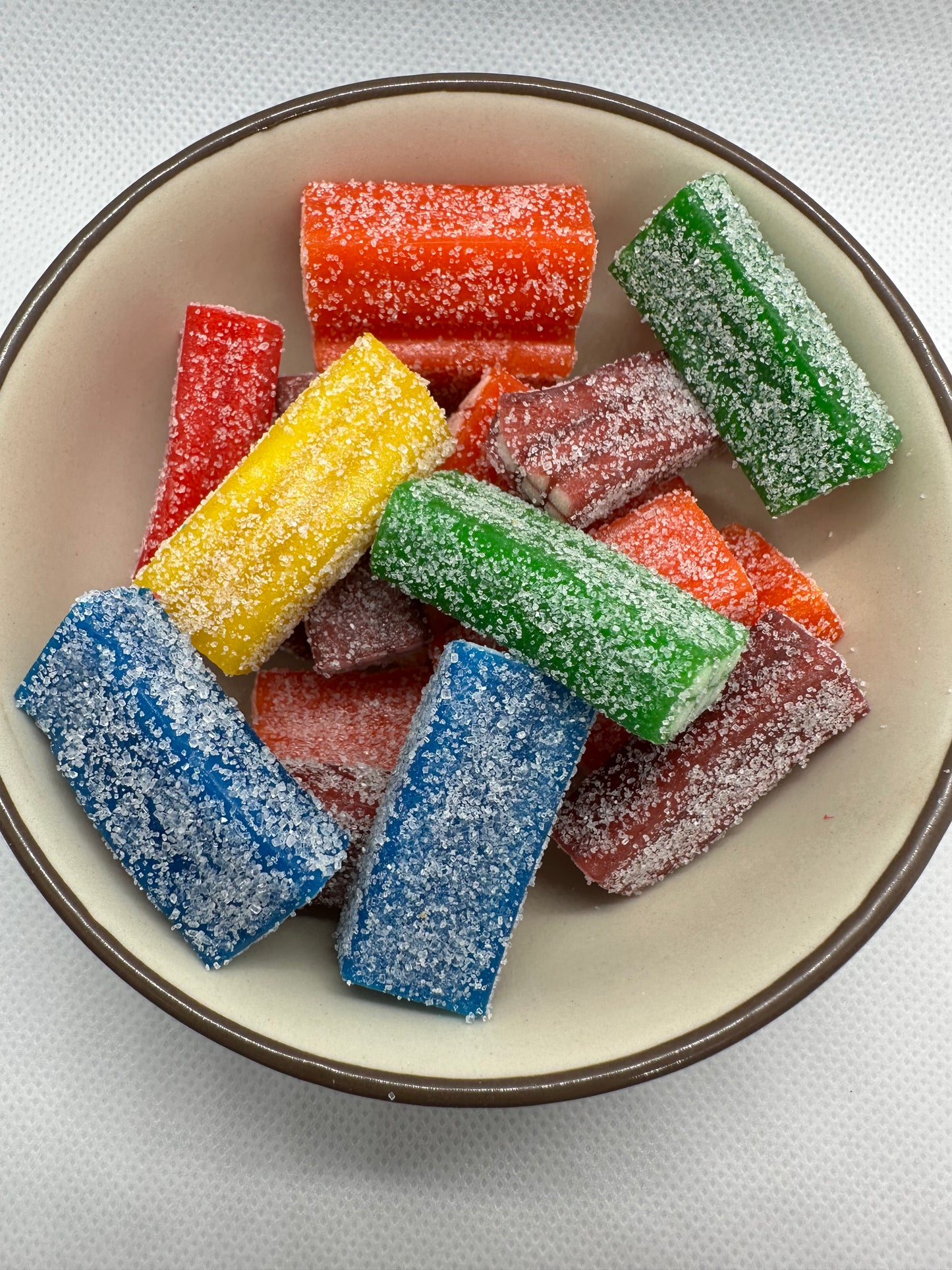 Briques multicolores sucré - 100g