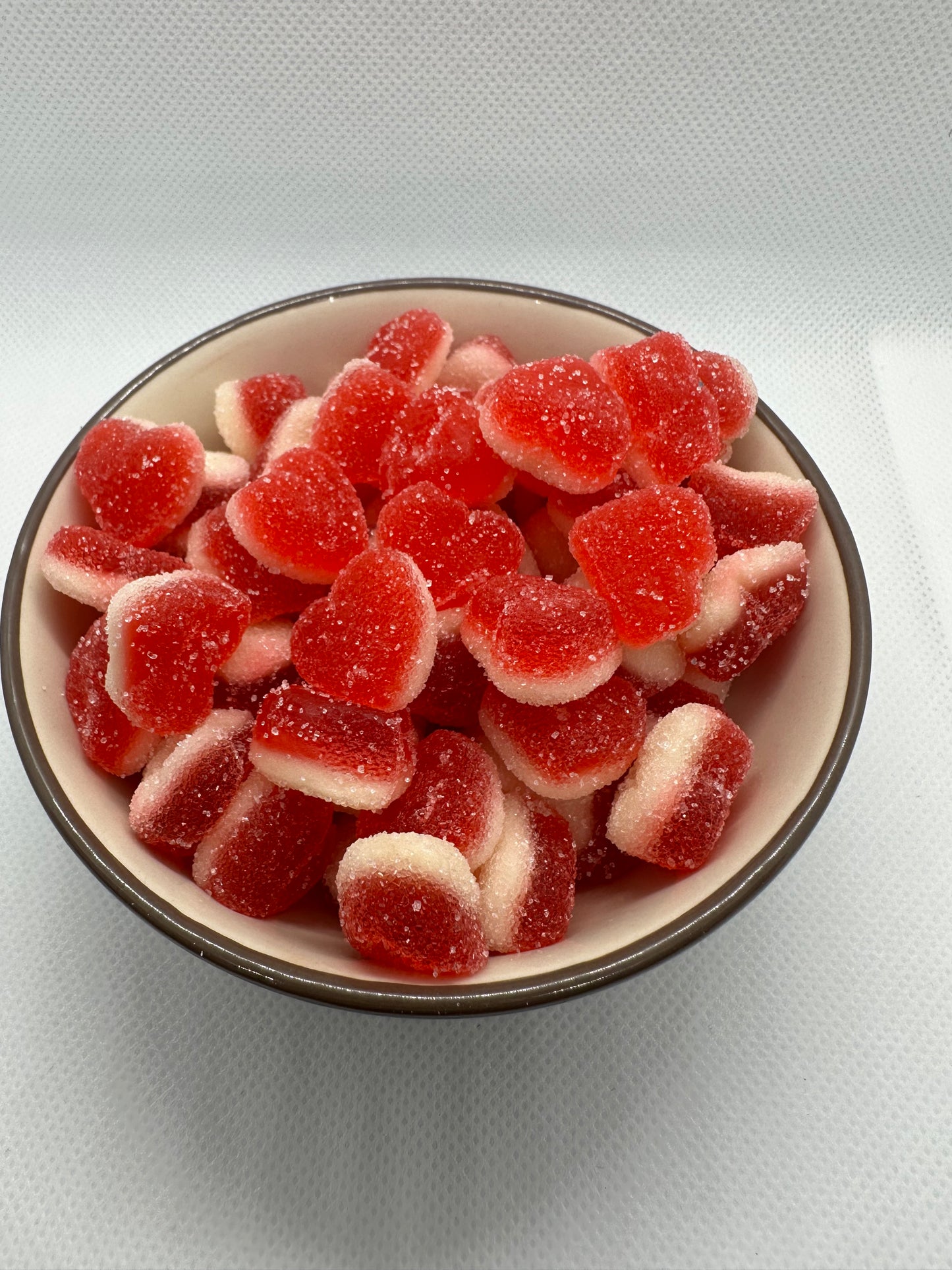 Petit cœurs fraise-crème sucré