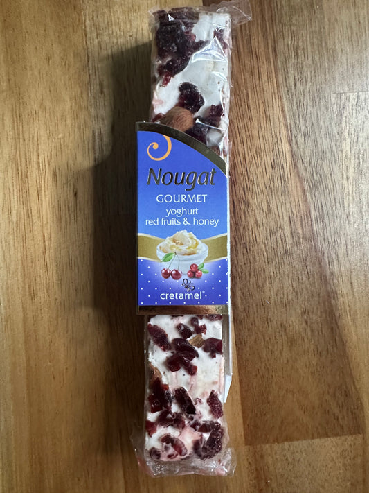 Nougat yaourt fruit rouge miel
