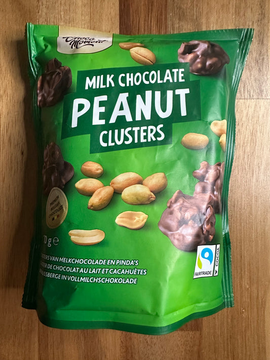 Choco moment milk chocolate peanut clusters