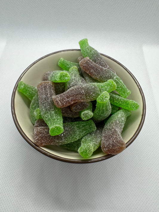 Bouteille cola verte sucré - 100g