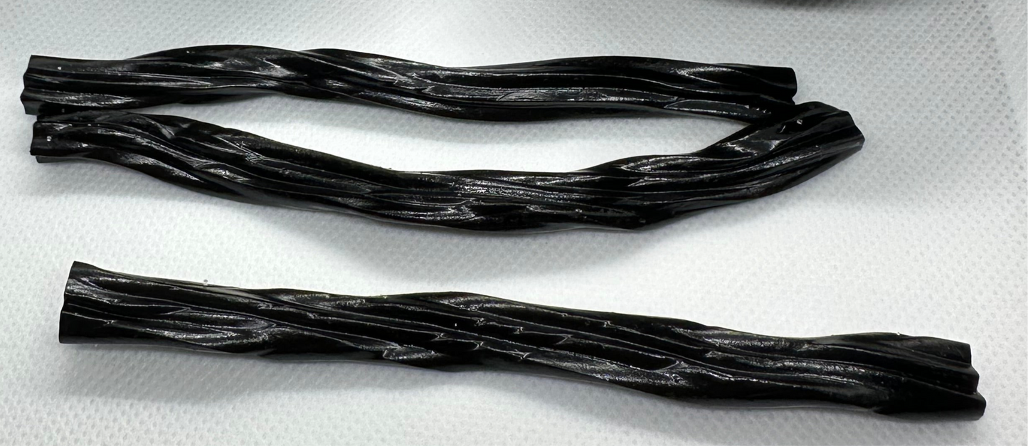 Mini torsade réglisse lot de 5
